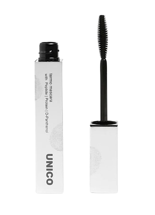 Термотушь с пептидами для роста ресниц unico termo mascara with peptides 10 г