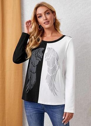 Shein. из Англии. реглан с камнями.
