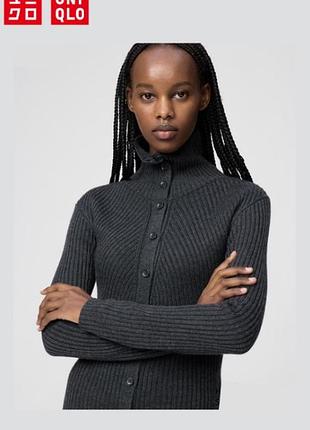Кардиган из шерстяной смеси uniqlo