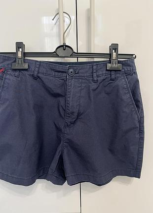 Темно-синие шорты-чиносы Tommy jeans (tommy hilfiger), размер 28 - оригинал