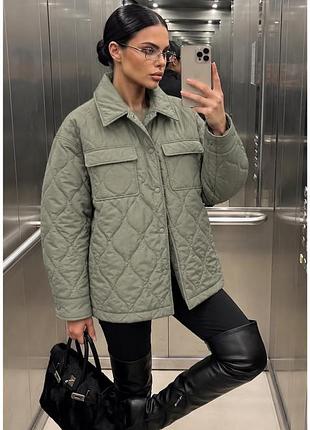 Куртка оверсайз zara