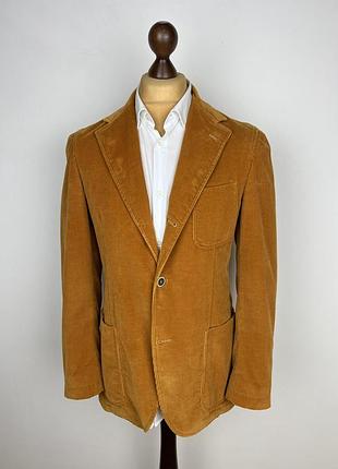 Tombolini corduroy half-lined blazer вельветовий піджак томболіні італія