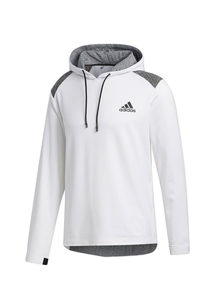 Худи adidas cold.rdy мужская спортивная кофта с капюшоном на флисе белая толстовка оригинал
