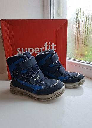 Черевики для дітей superfit зимові сині розмір 31 устілка 20.3 см