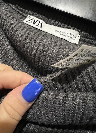 Вязаная мини юбка от zara 2