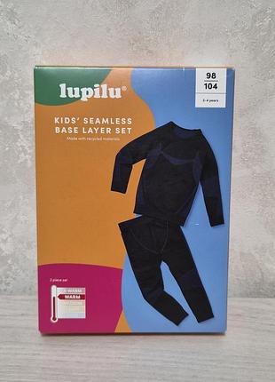 Детское термобелье lupilu kids’ seamless base layer set 2