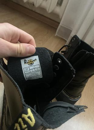 Чоботи dr. martens чорні на платформі 5