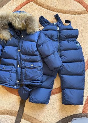 Зимовий комбінезон для хлопчиків add синій 80-86 см