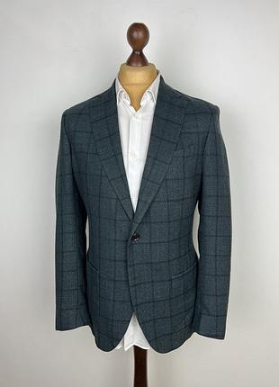 Dutch dandies x zignone wool\linen check blazer піджак в клітку з італійської вовни