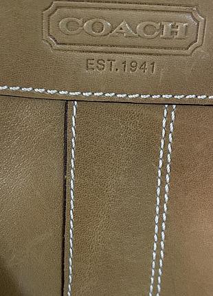 Сумка жіноча coach вінтажна коричнева