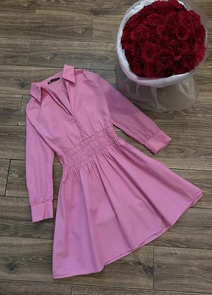 Рожева сукня zara
