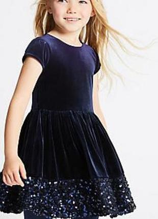 Шикарна оксамитова сукня mark's spencer