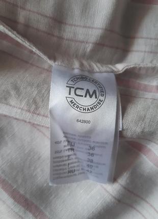 Сорочка в смужку льон/віскоза 100104 3