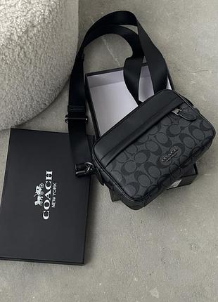 Сумка чоловіча coach graham crossbody