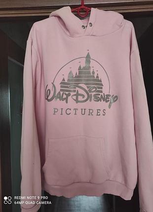 Світшот жіночий disney рожевий з принтом