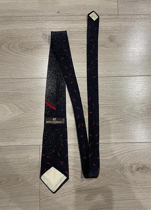 Вінтажна шовкова краватка pierre balmain paris (італія) 100% шовк