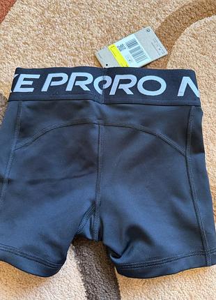 Шорти для дівчинки nike pro чорні 2