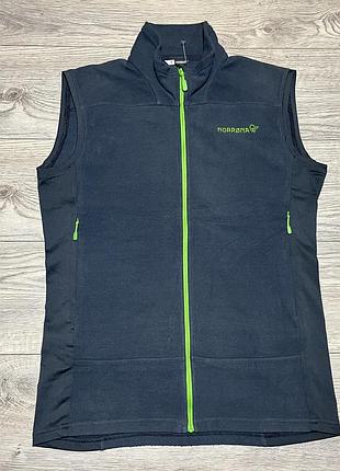 Жилетка чоловіча norrøna polartec флісова, розмір m, темно-сіра