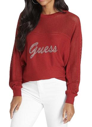 Брендовый джемпер oversize guess (оригинал) 8
