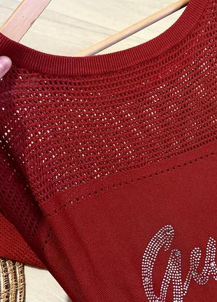 Брендовый джемпер oversize guess (оригинал) 5