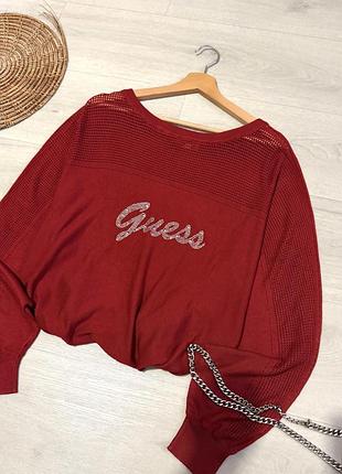 Брендовый джемпер oversize guess (оригинал) 3