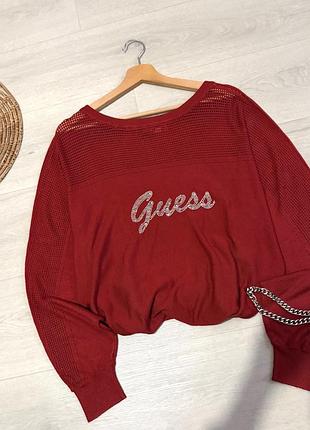 Брендовый джемпер oversize guess (оригинал) 4