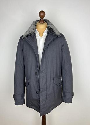 Woolrich insulated fur collar parka coat утеплена парка вулріч хутряний комір