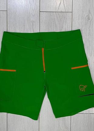 Мужские легкие софтшевые шорты norromina lightweight flex 1 цвет green mamba size l