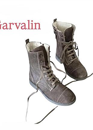 Нові з бірками зимові шкіряні чоботи для дівчинки garvalin на 31 розмір