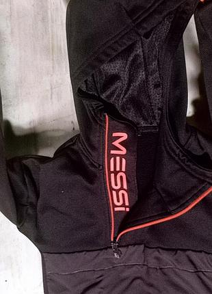 Кофта adidas messi спортивна з капюшоном чорна