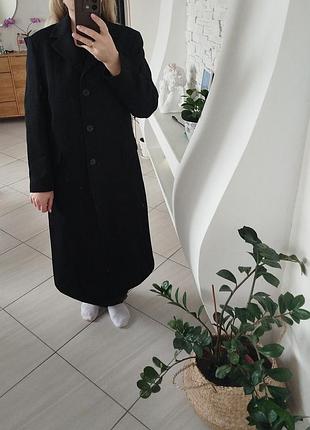 Пальто чорне з шерсті 10