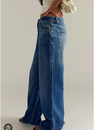 Джинсы free people stride jean (из коллекции we the free) wide-leg