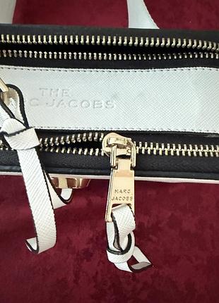 Сумка для жінок marc jacobs the snapshot біла 6