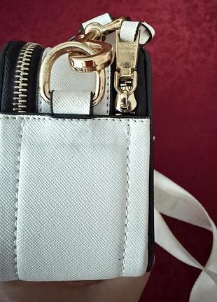 Сумка для жінок marc jacobs the snapshot біла 5
