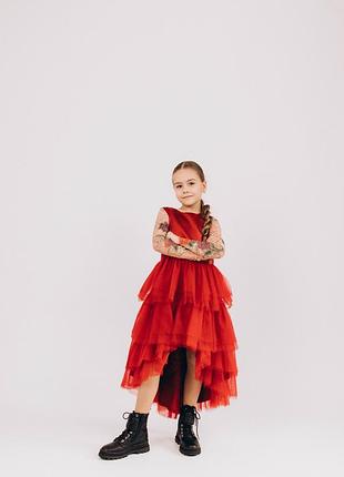 Сукня для дівчинки червона