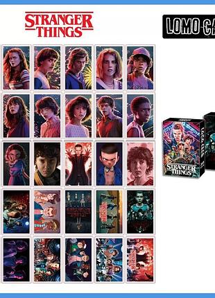 Коллекционный набор карточек lomo card странные вещи stranger things для коллекционирования