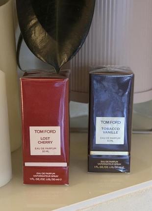 Парфуми tom ford lost cherry та tobacco vanille, 30 мл