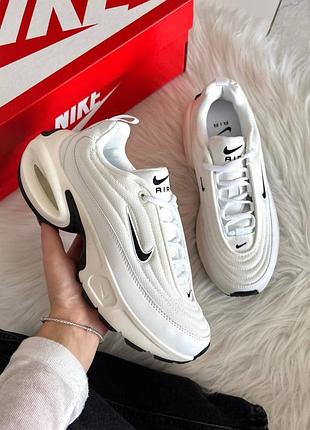 Nike air max portal white cream black