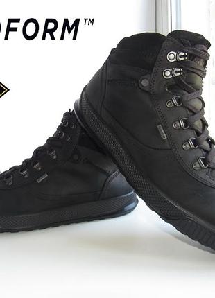 Мембранные, утепленные ботинки ecco byway tred gore-tex black edition winterization р. 45 (29.5см)