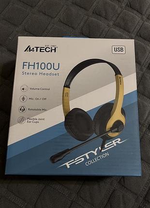 Навушники та гарнітури a4tech fh100u stereo headset