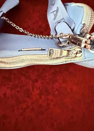 Сумка жіноча prada блакитна 7