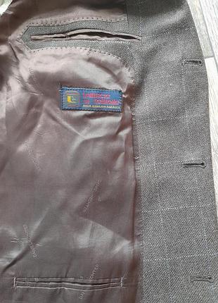 Daniel hechter paris mens wool blazer check pattern classic tailored jacket оригінальний,  піджак 7