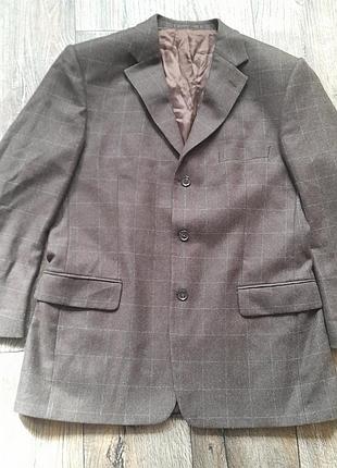 Daniel hechter paris mens wool blazer check pattern classic tailored jacket оригінальний,  піджак 2