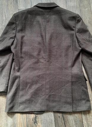 Daniel hechter paris mens wool blazer check pattern classic tailored jacket оригінальний,  піджак 3