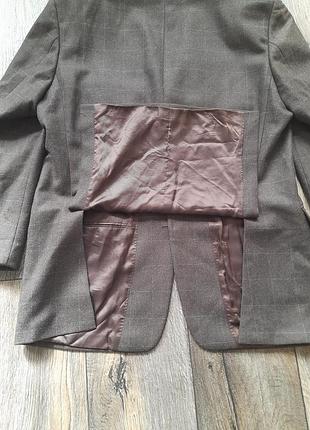 Daniel hechter paris mens wool blazer check pattern classic tailored jacket оригінальний,  піджак 4