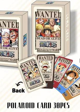 Набор коллекционных lomo-карточек one piece ван пис 30 шт
