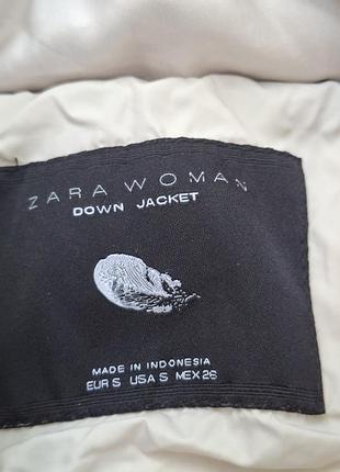 Женский пуховик zara 3