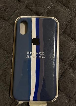 Чохол apple silicone case для iphone xs/x