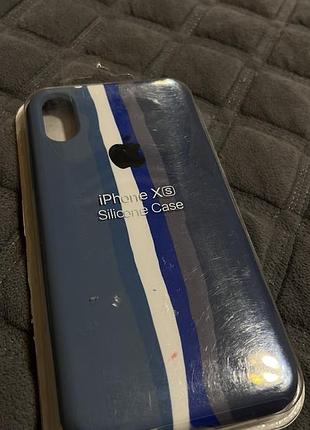 Чохол apple silicone case для iphone xs/x 4