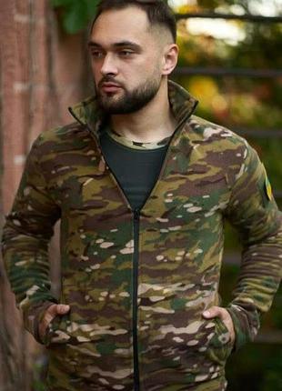 Флисовая кофта милитари 2